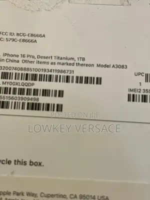 New Apple iPhone 16 Pro 1 TB Gold