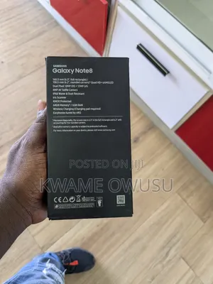 New Samsung Galaxy Note 8 64 GB Black