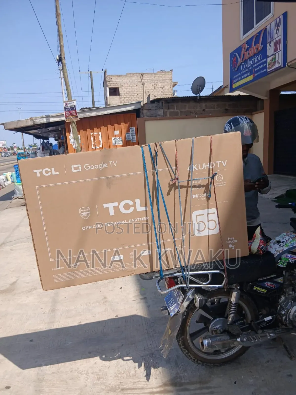 Good Black_tcl 55inches Smart Uhd Digital Tv