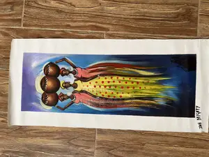 Painting of Women Carrying Calabash on Canvas