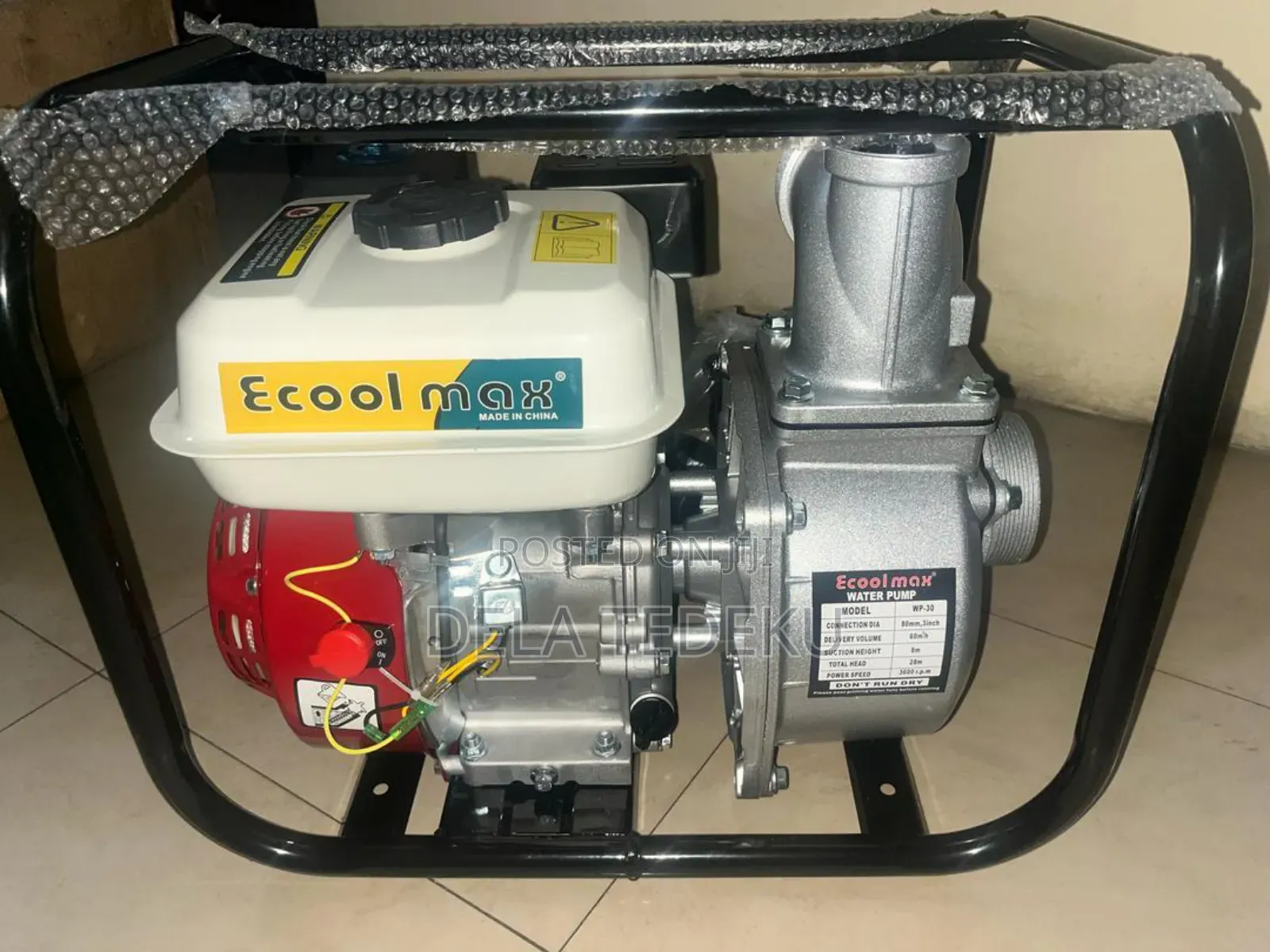 6.5hp 3"X3" Petrol Engine Water Pump/ at Caprice Bus Stop