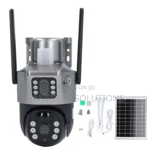 Solar Camera With Dual Lens With Alarm 4g
