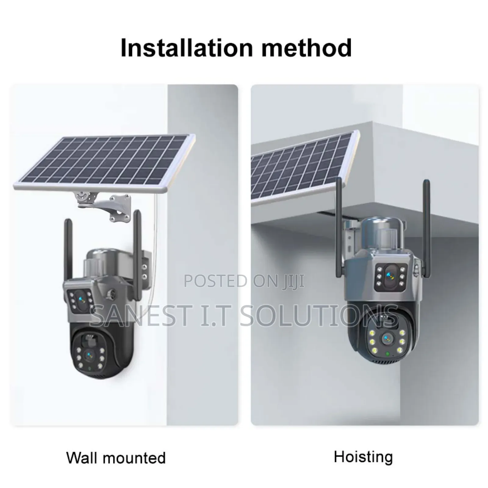 Solar Camera With Dual Lens With Alarm 4g