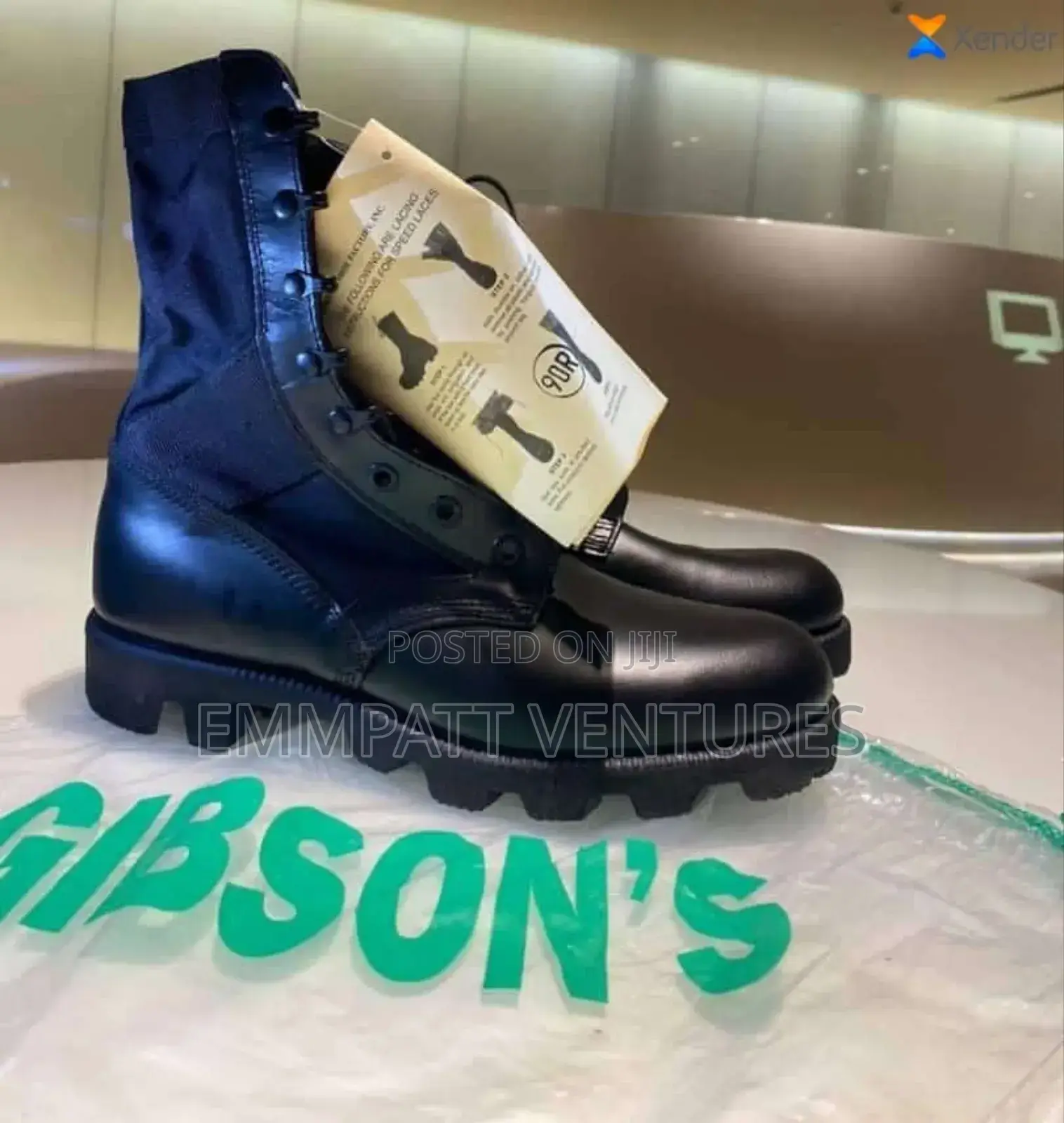 Origional Gibson Boots Black