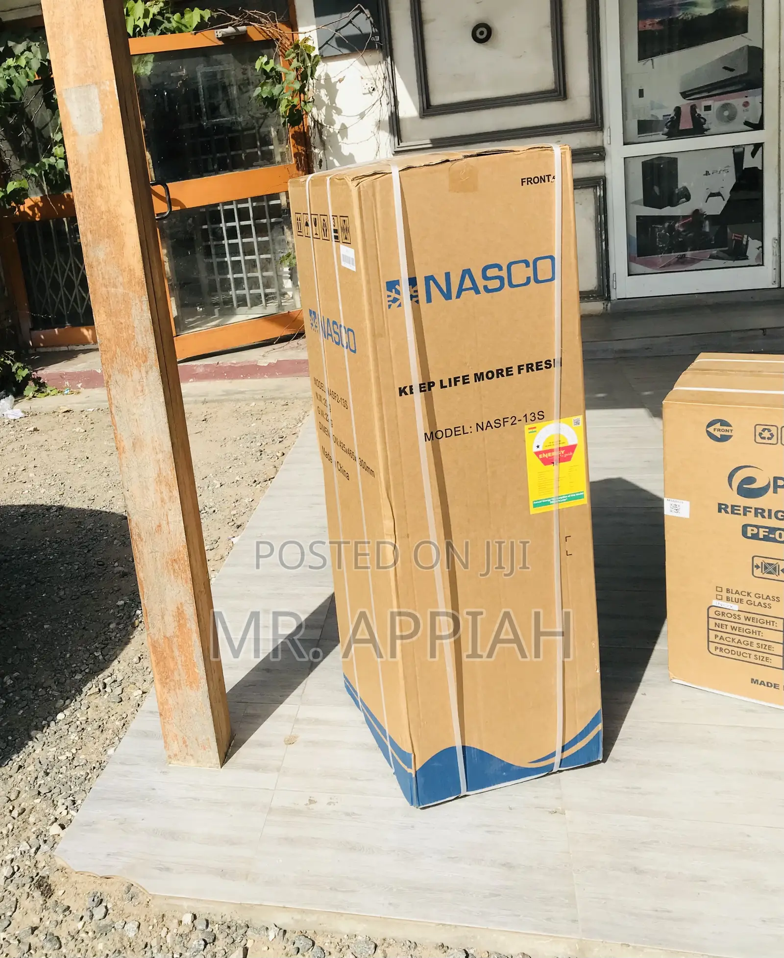 Get Nasco Nasf2-13s Double Door Refrigerator(Gray).