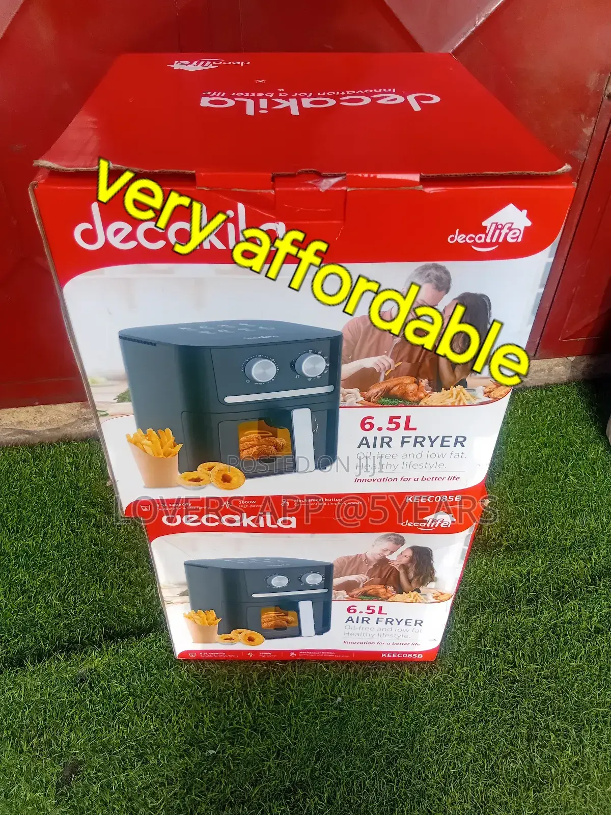 Specified Decakila 6.5l Air Fryer Energetic System