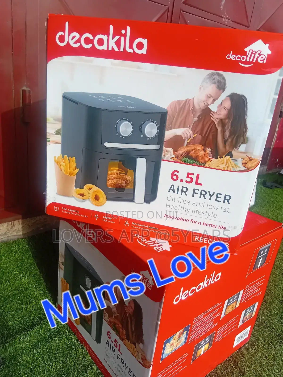 Decakila 6.5l Proven Air Fryer Decakila Fryer Energy Set