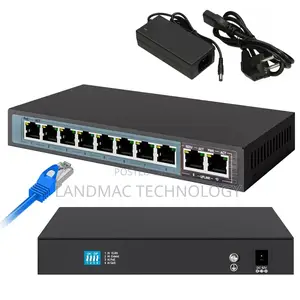 Poe Switch With Ports 8 and 2 Uplink Ports for CCTV
