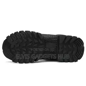 Military Tactical Boots Suede Black
