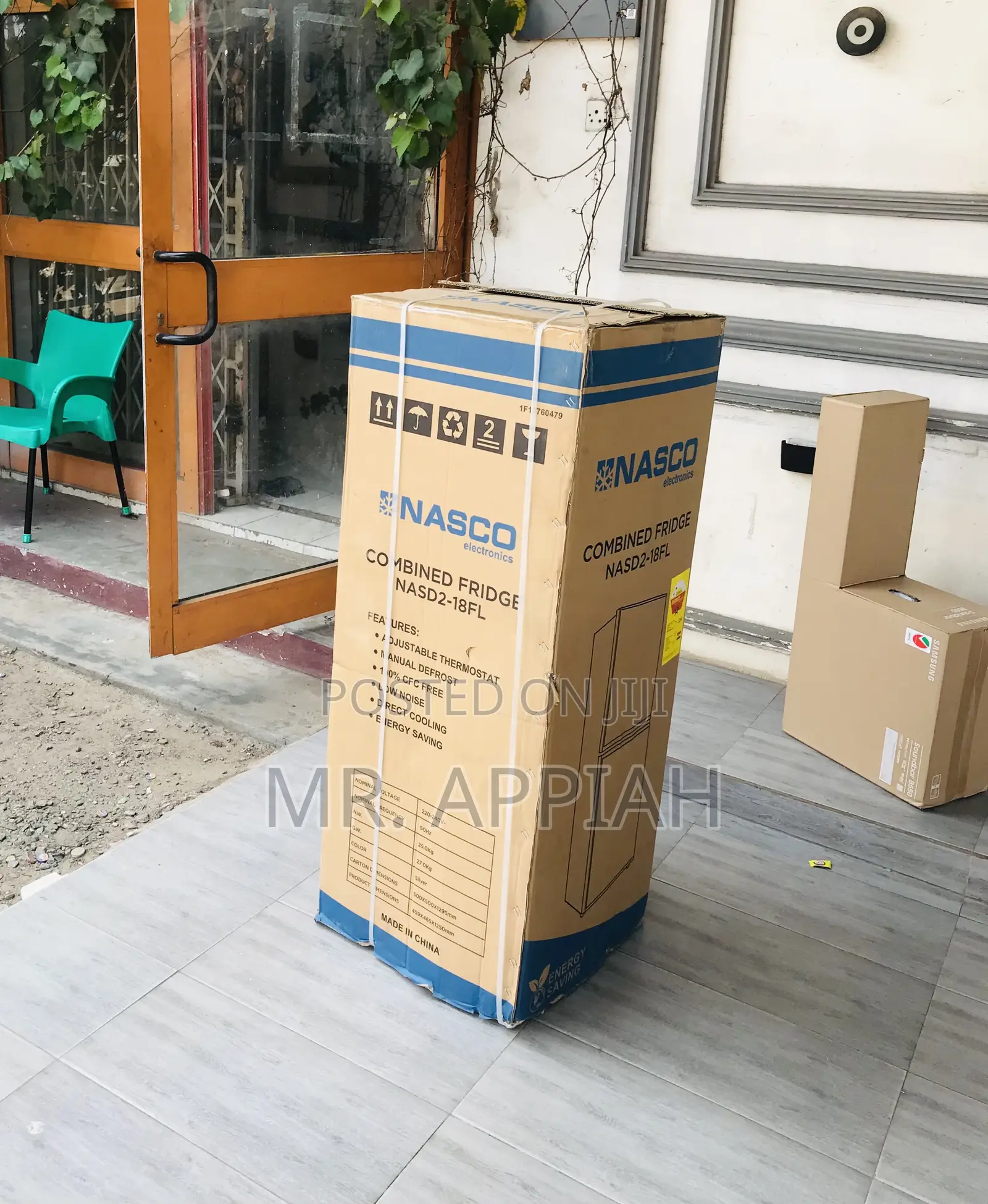 Premium Nasco Nasd2-18fl Double Door Refrigerator.