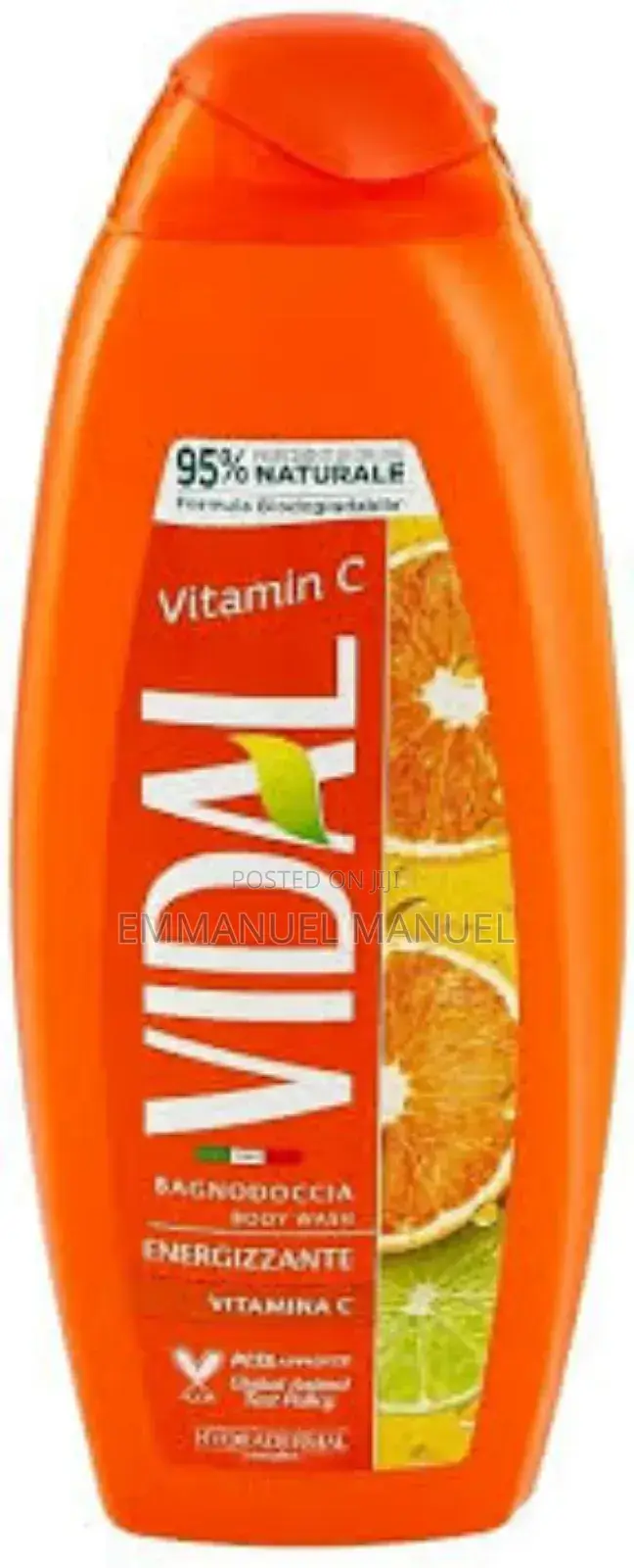 Shower Gel Vidal - 95% Natural