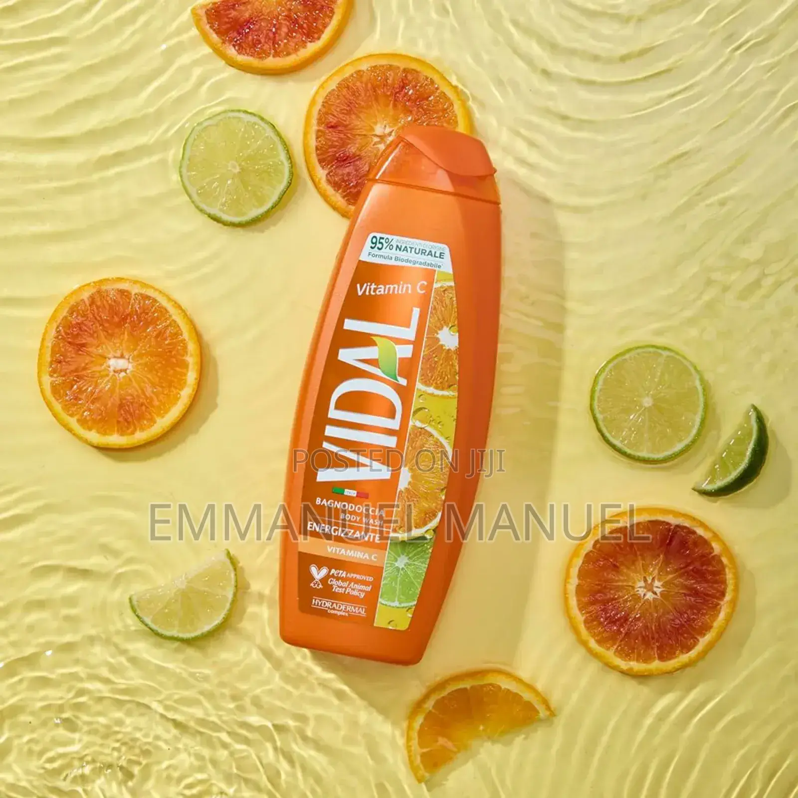 Shower Gel Vidal - 95% Natural