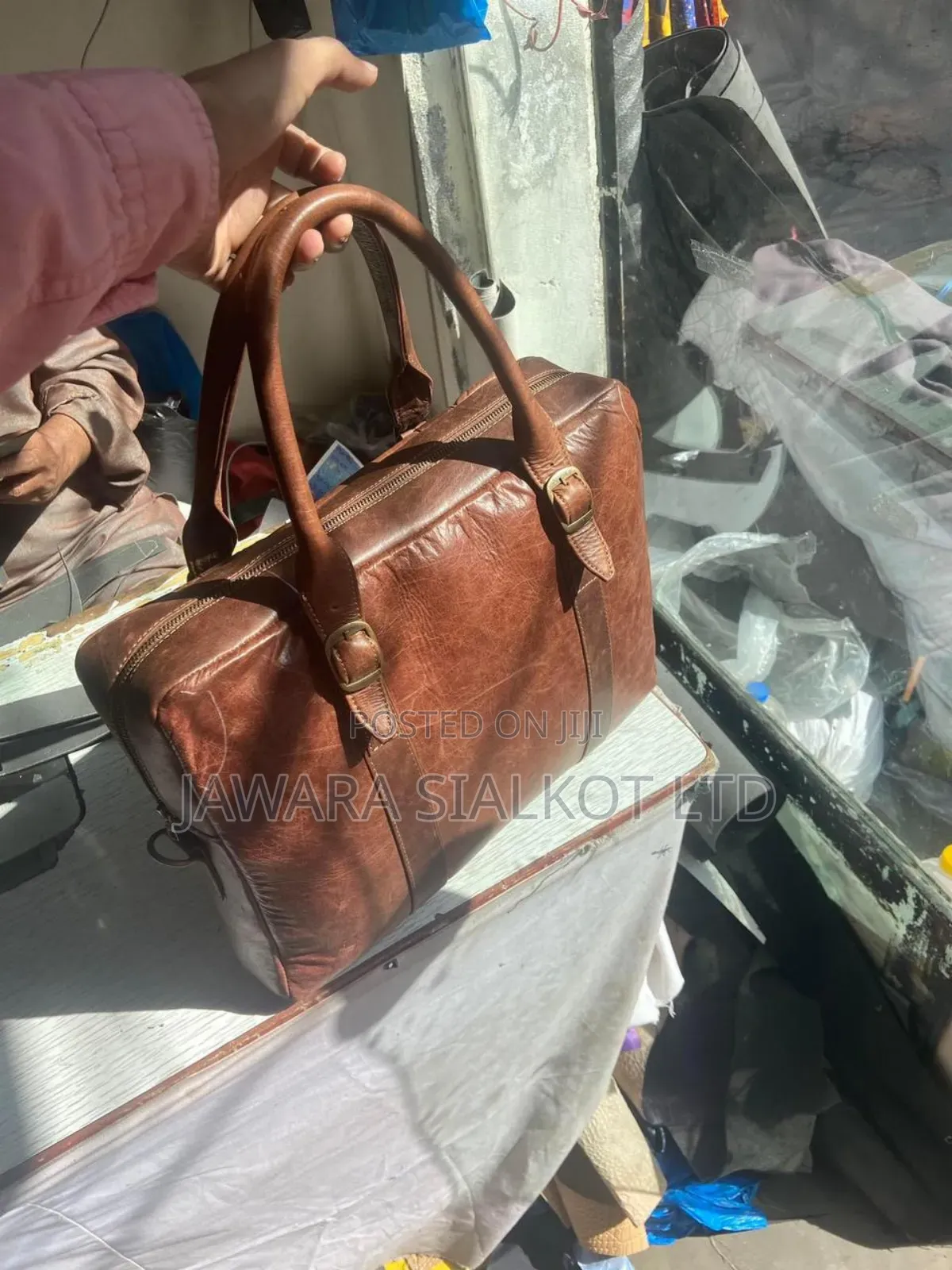 Geniune Cowhide Leather Bag For Office And Laptop