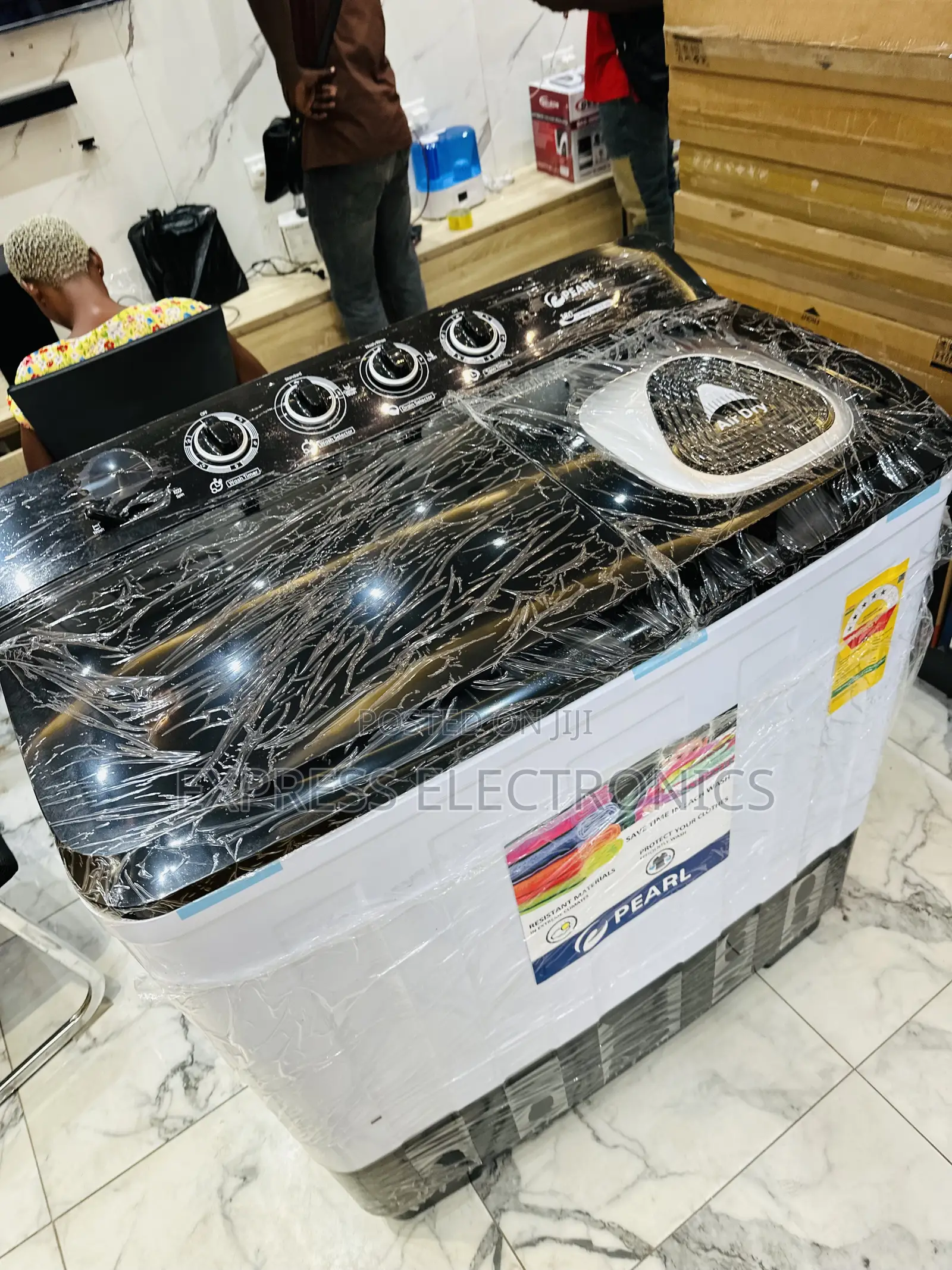 Powerful Wash and Spin Topload Pearl 18kg