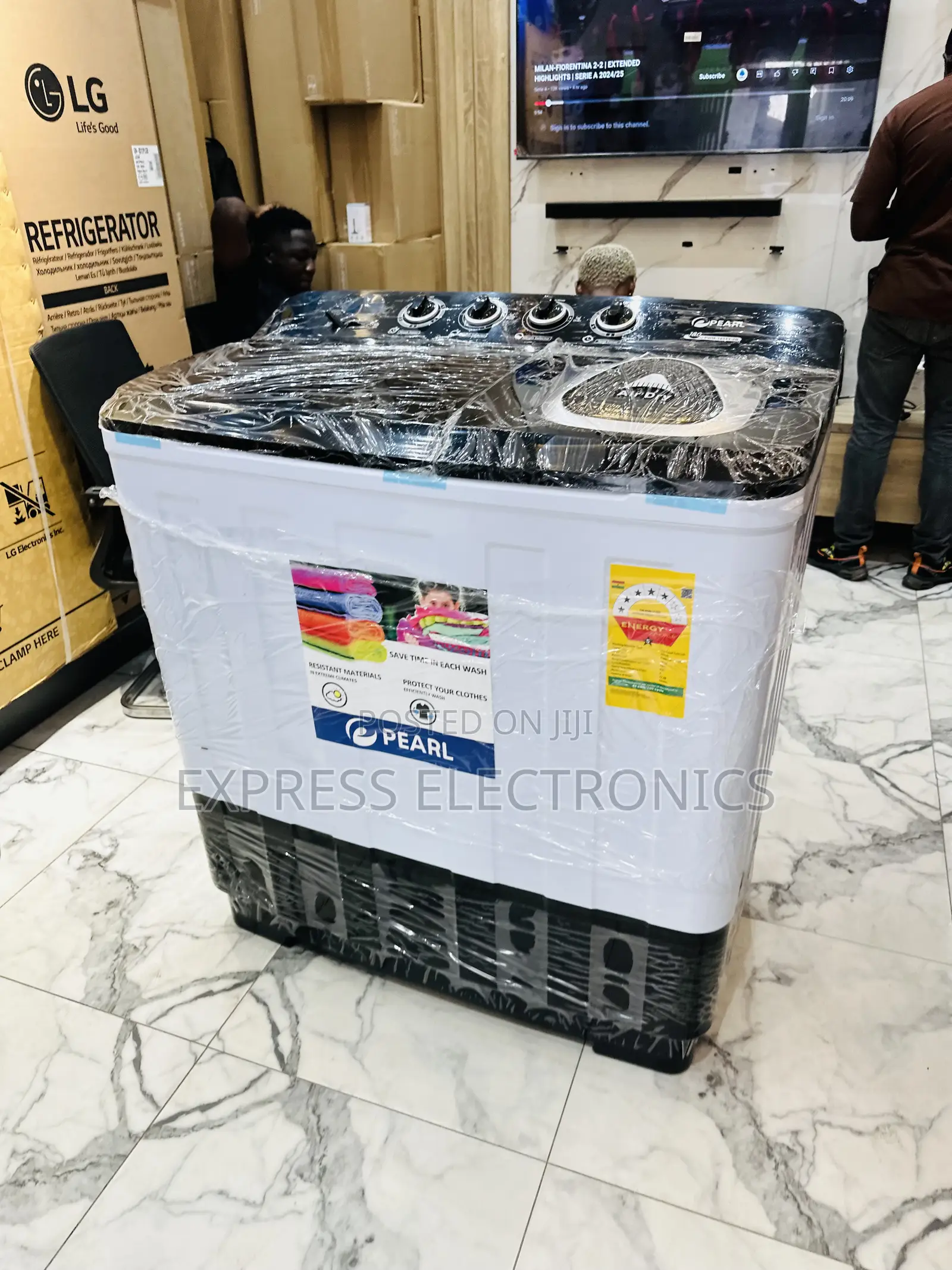 Big Capacity Wash and Spin Pearl 18kg Topload
