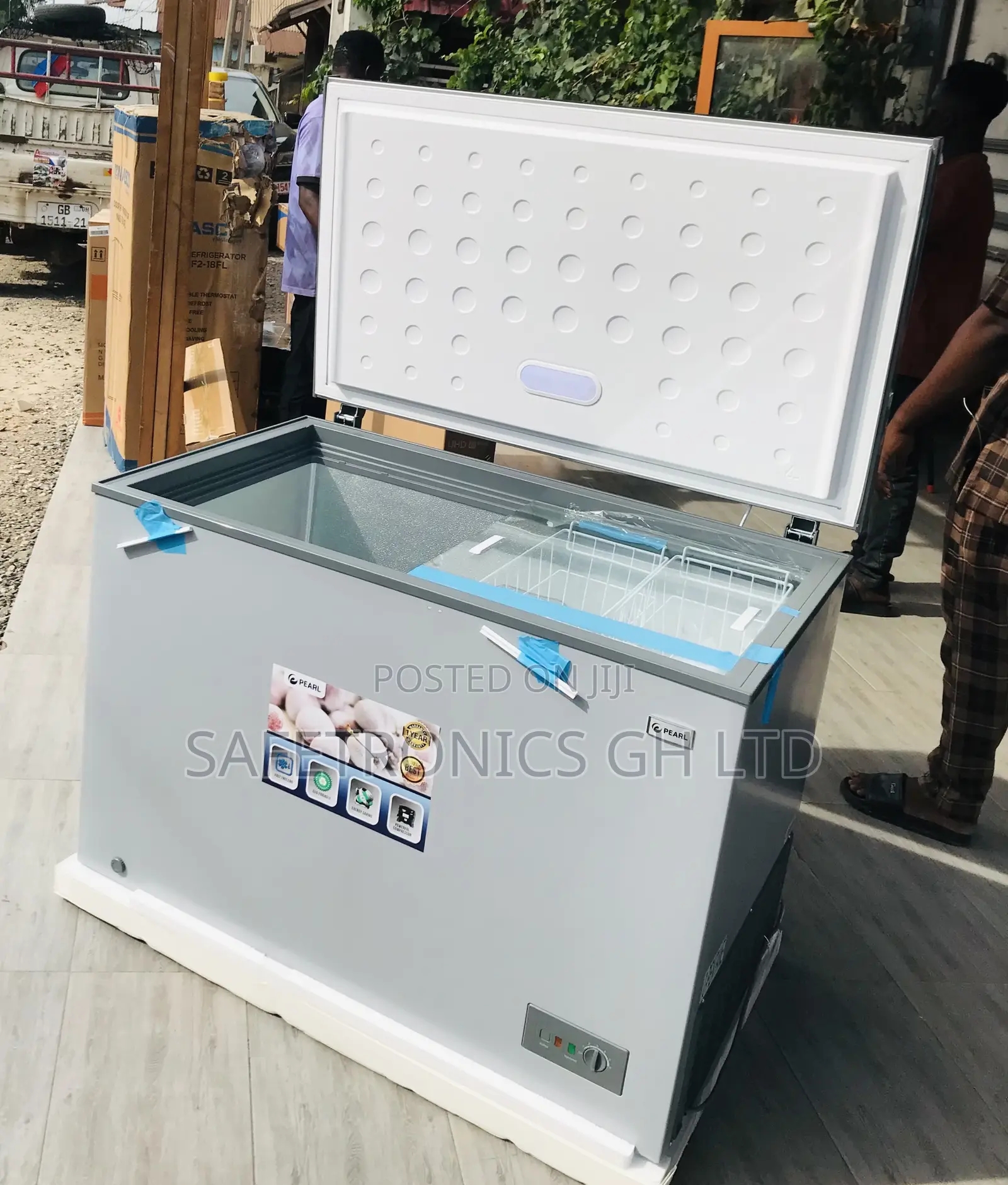 Order Pearl Defrost Singledoor 250 Liters Grey Freezer