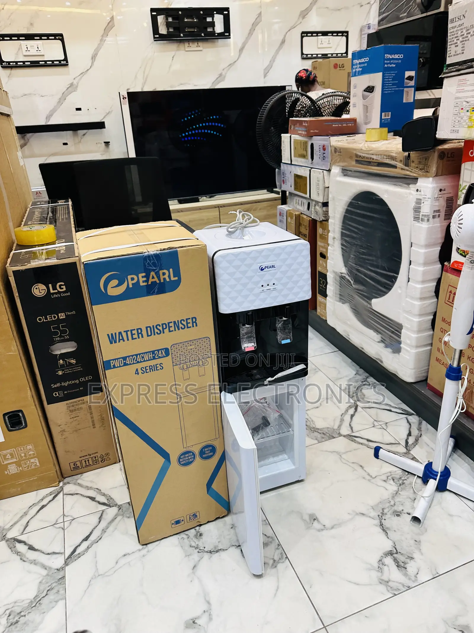 Zealous Sleek White PWD-4024 Water Dispenser