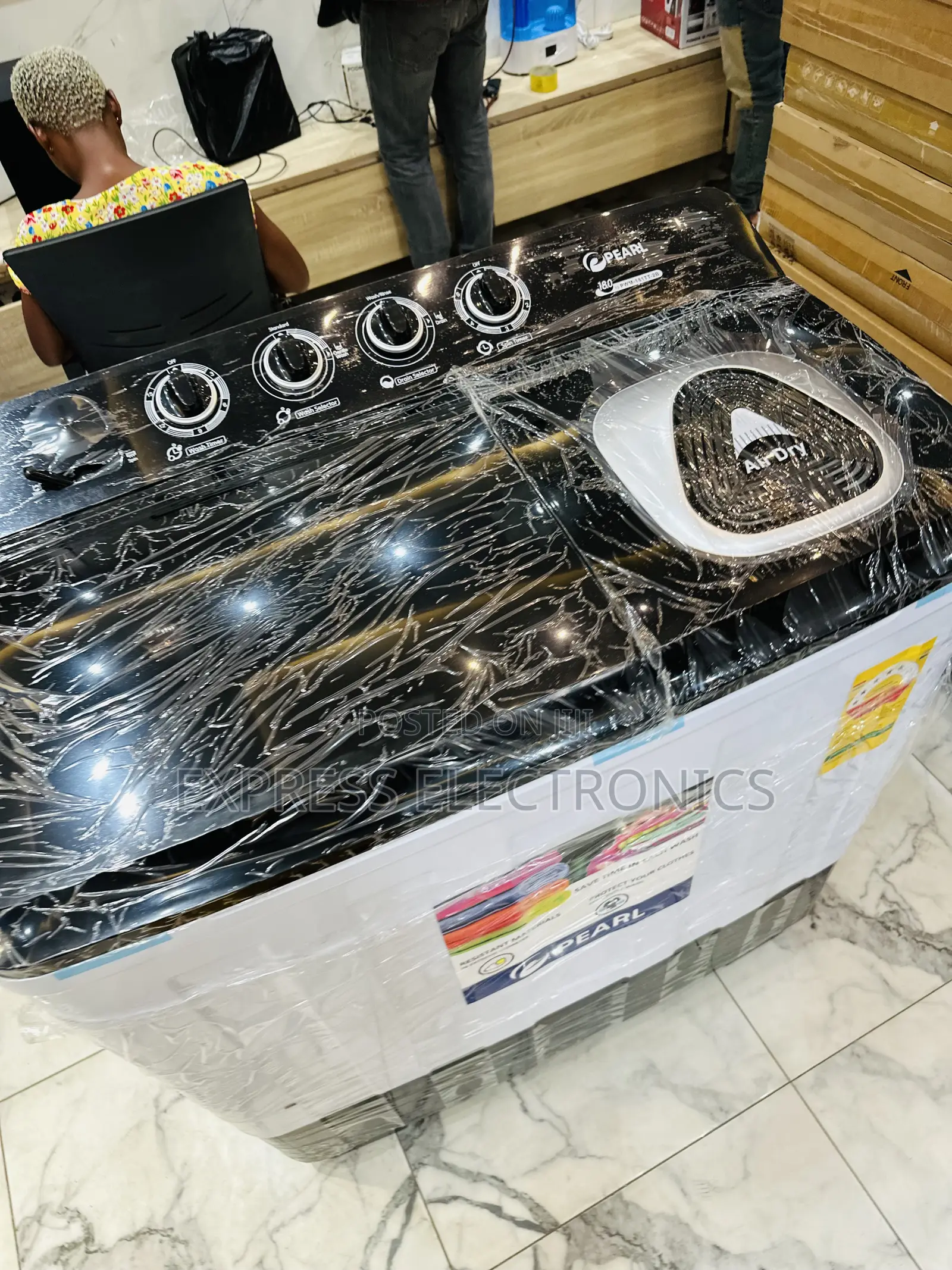 New Arrivals of Pearl 18kg Topload Wm Twintub
