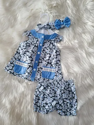 Casual Wear Dress for Girls With Headband.
