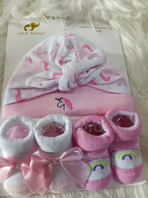 2 Hat With 2 Socks Shoes for Girls