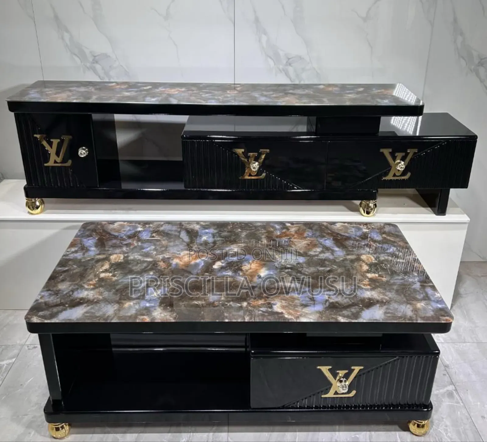 Tv Stand Center Table Set