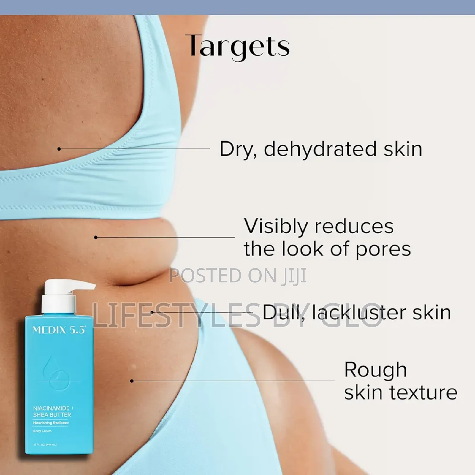 Niacinamide + Shea Butter Body Cream (Nourishing Radiance)
