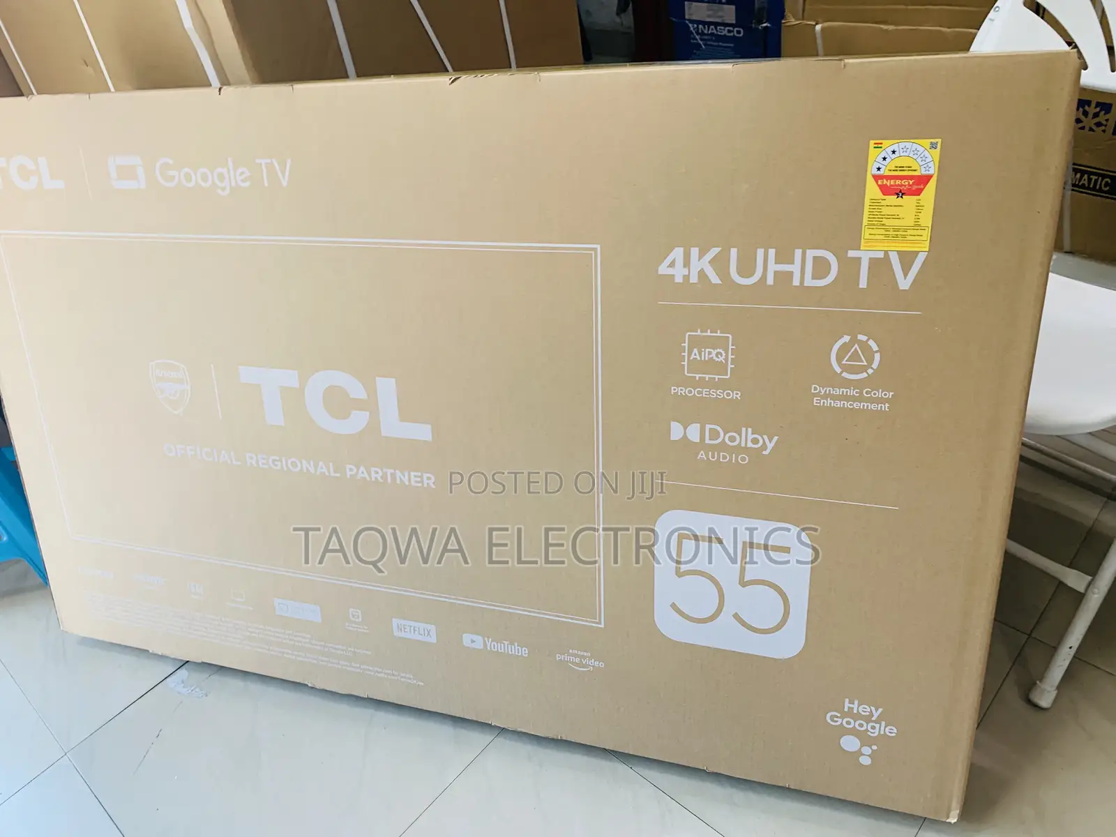 Dynamic TCL 55-Inches Smart Google Tv