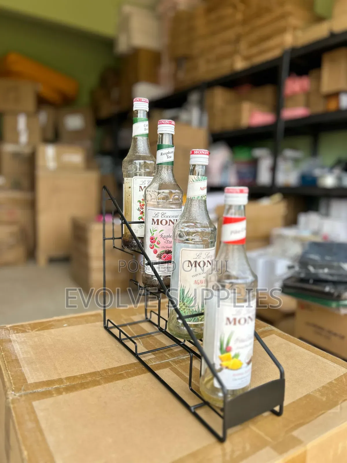 Syrup Bottles Rack