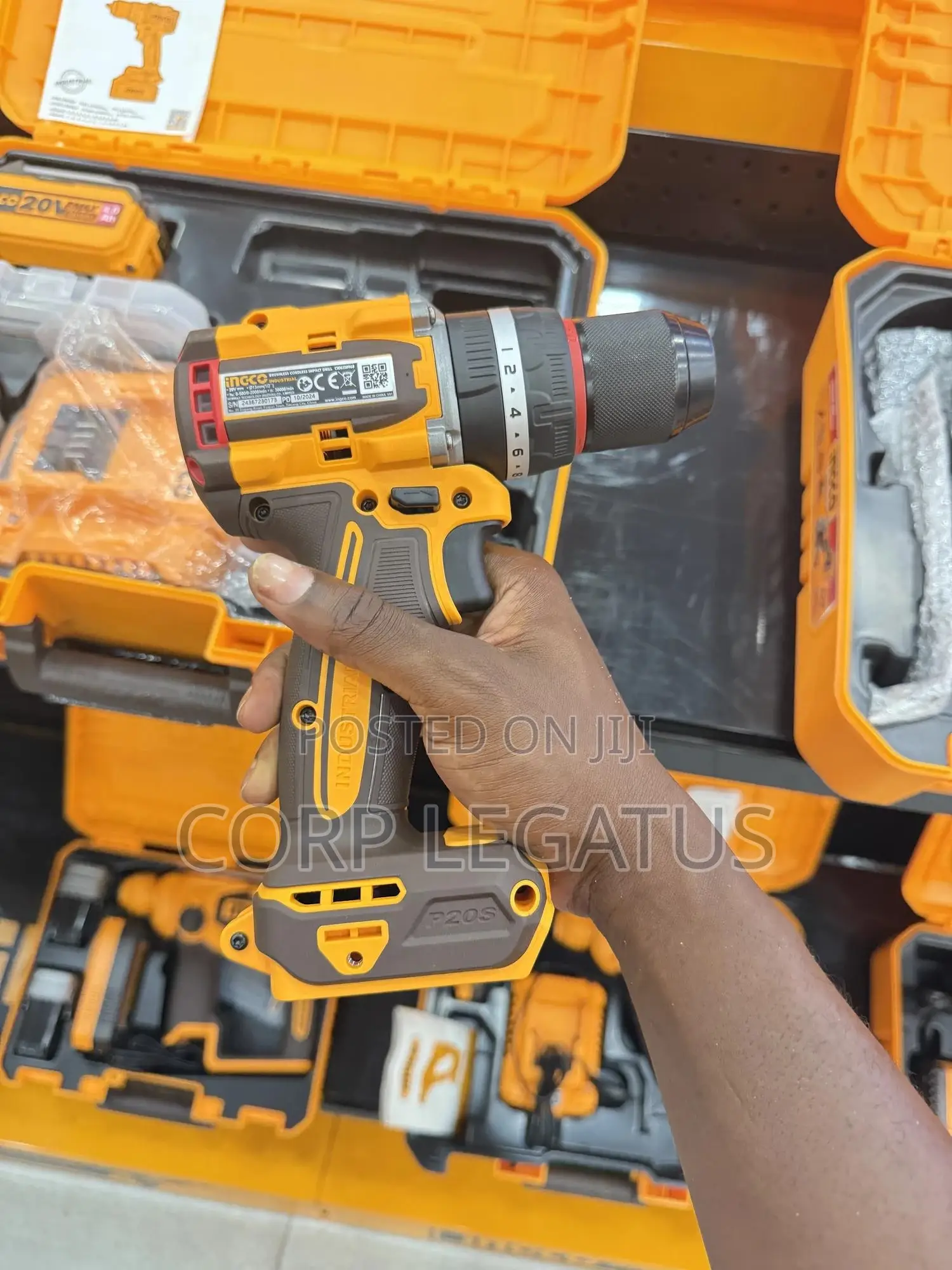 Cidli20968 Ingco Brushless Impact Cordless Drill 96nm