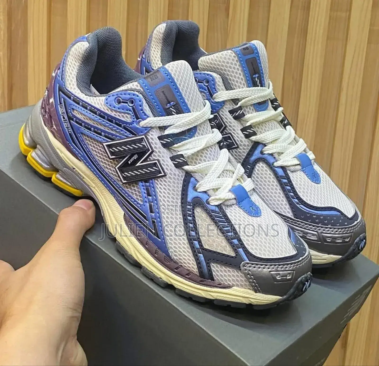 New Balance 1906 Sea Blue Black and Cream