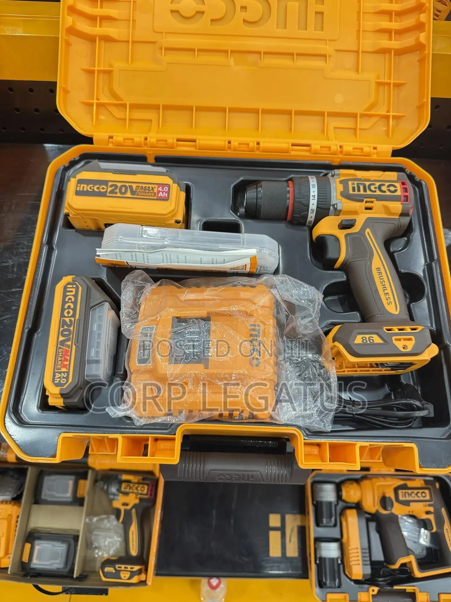 Ingco Brushless Impact Cordless Drill