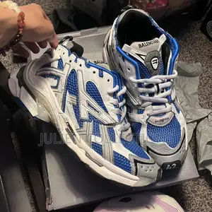 Balenciaga Runner Blue and White