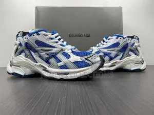 Balenciaga Runner Blue and White