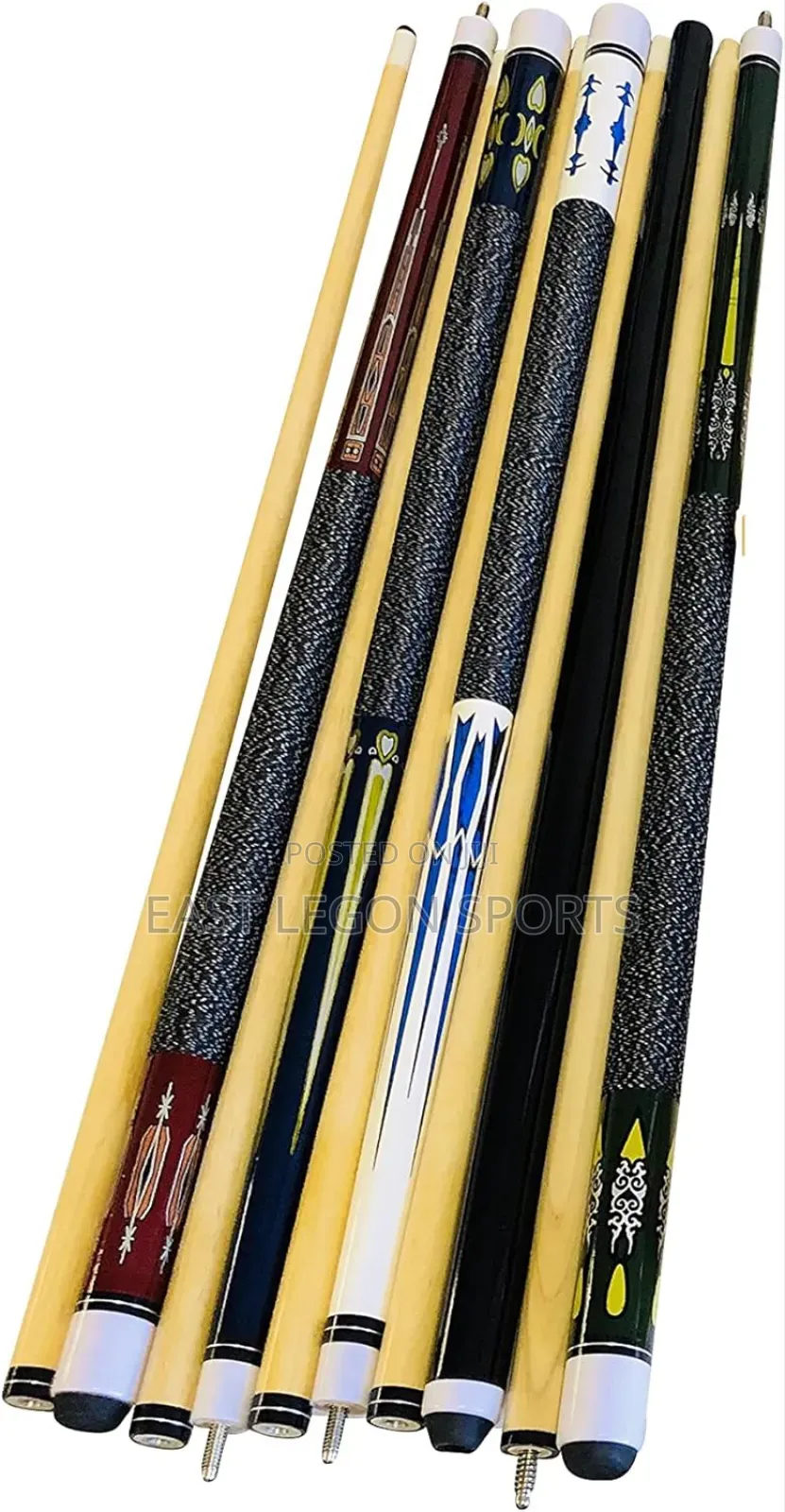 Snooker Pool Table Stick X 2 Original Ghana Cue