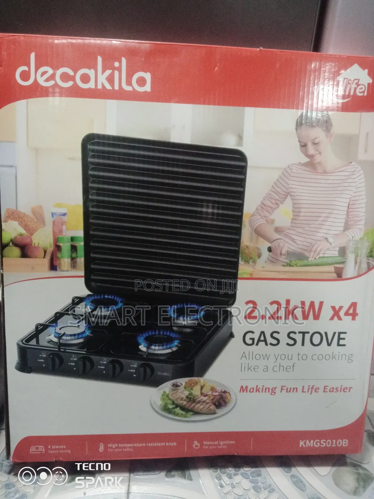 Decakila 2.2w Gas Stove Reliable and Fast That in Cooking