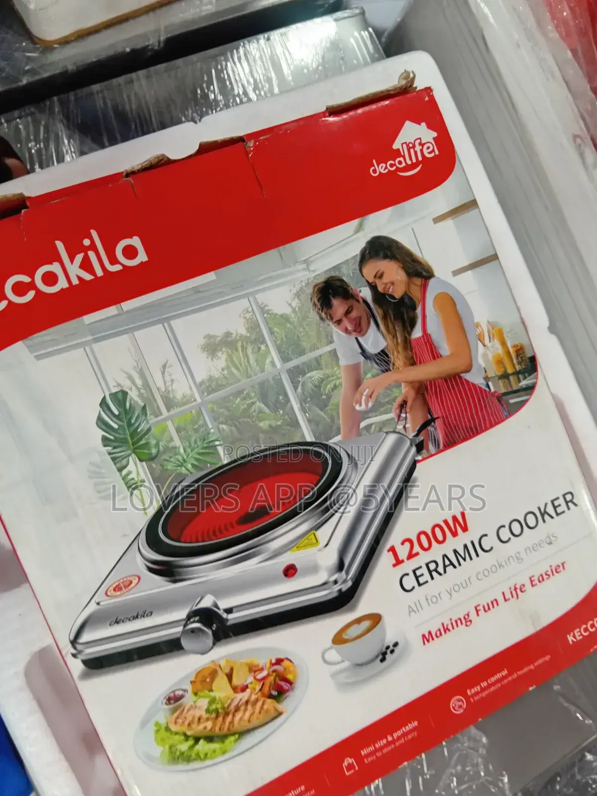 Limited Edition Decakila 1200w Ceramic Cooker Decakila