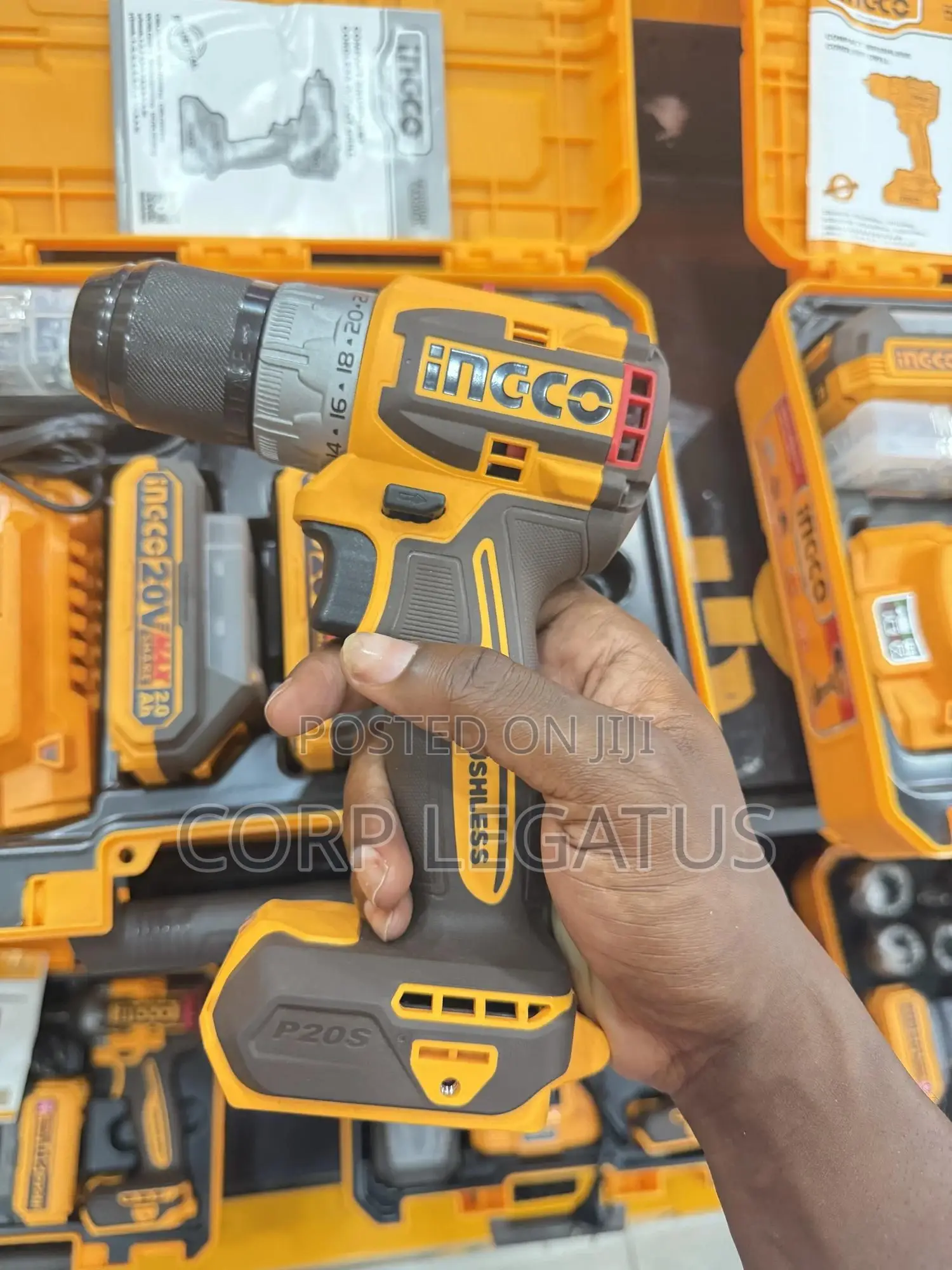 Ingco Compact Brushless Cordless Drill