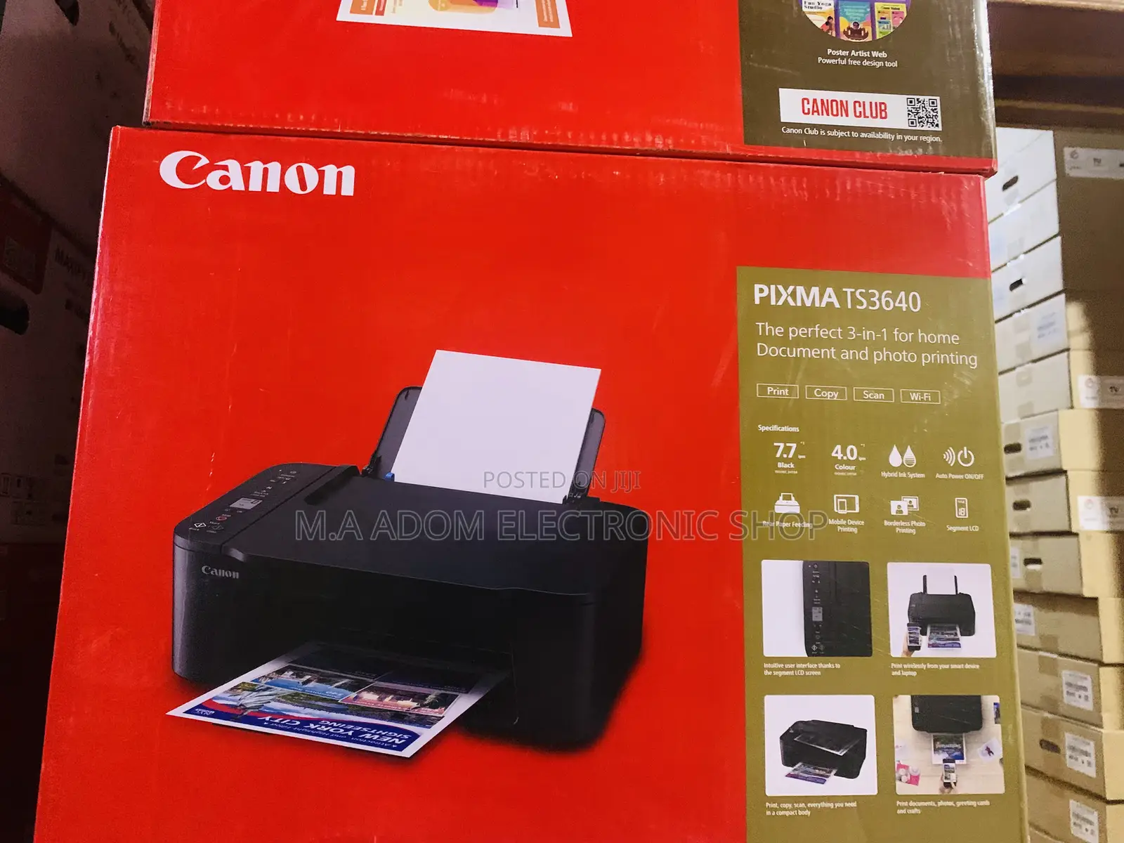 Small Mini Canon Office Printer With Wi-Fi Connection