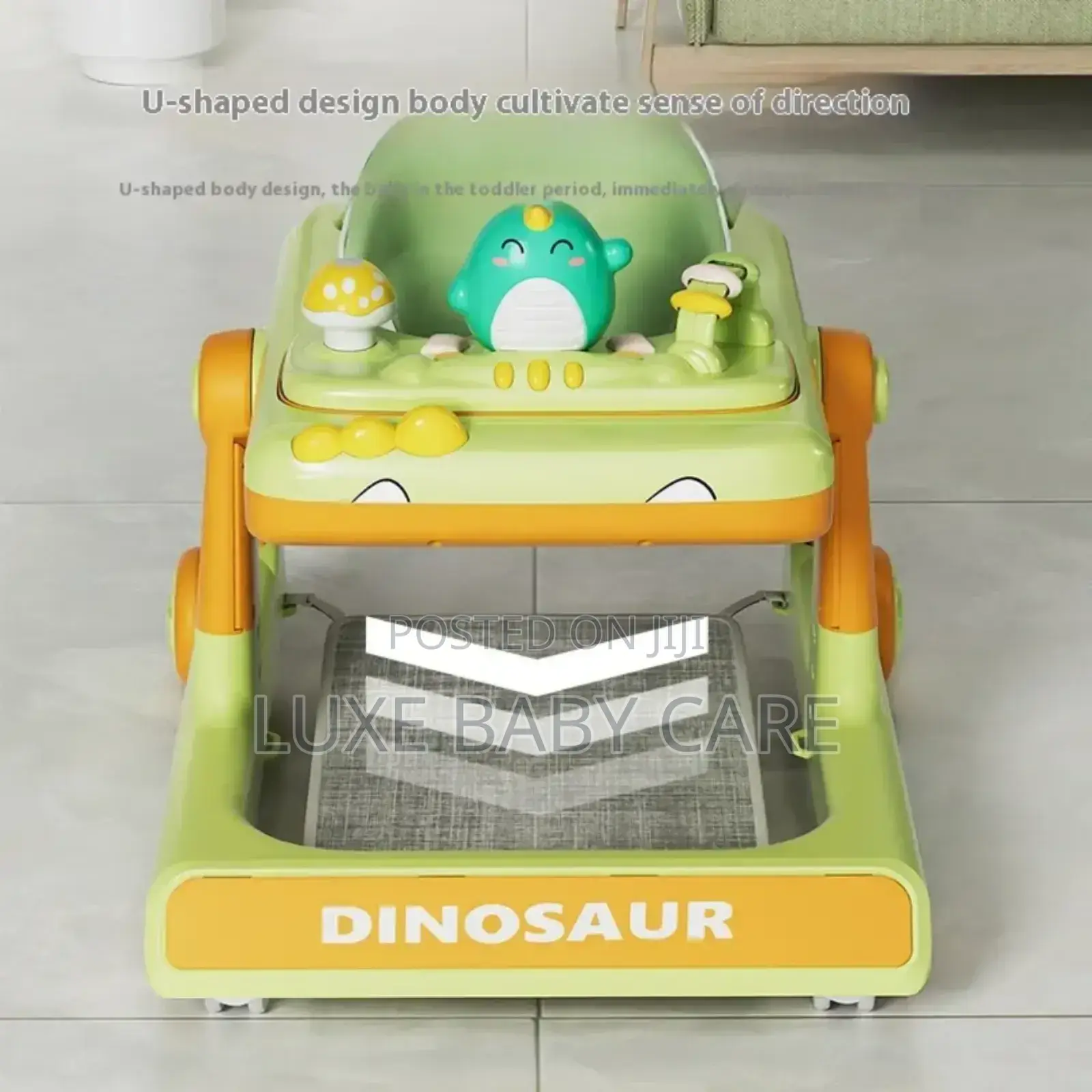 Musical Baby Walker With Umbrella and Foot Mat