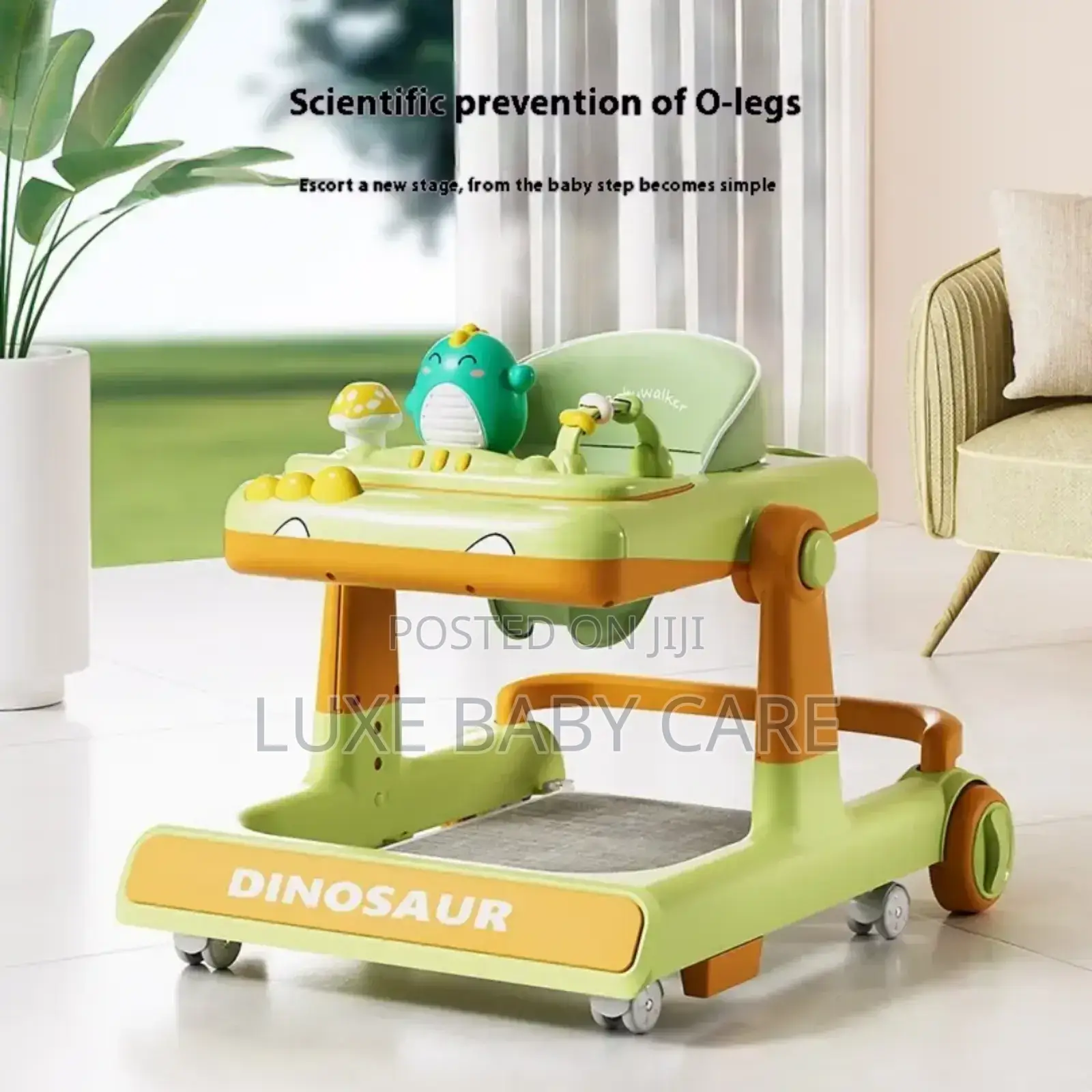 Musical Baby Walker With Umbrella and Foot Mat