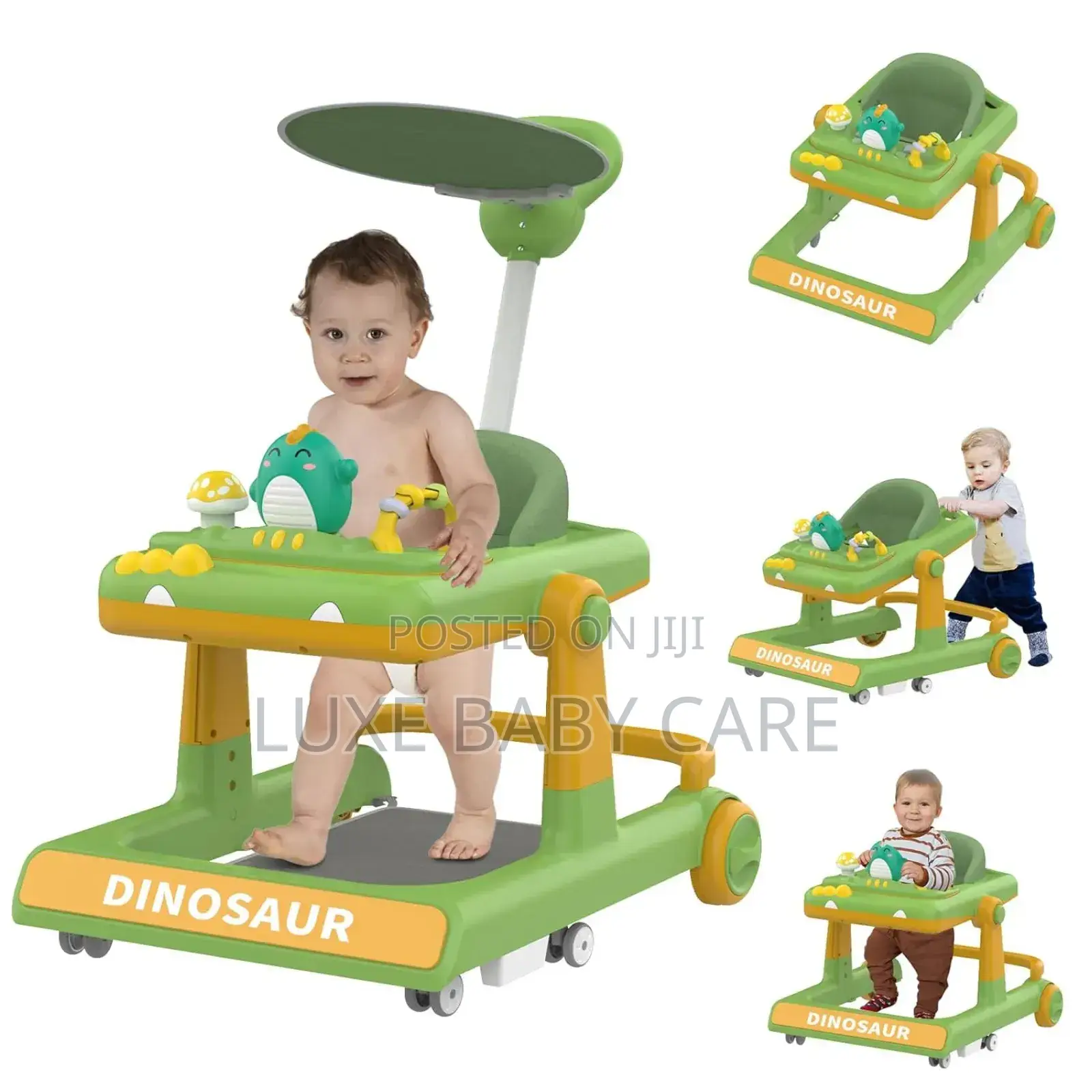 Musical Baby Walker With Umbrella and Foot Mat