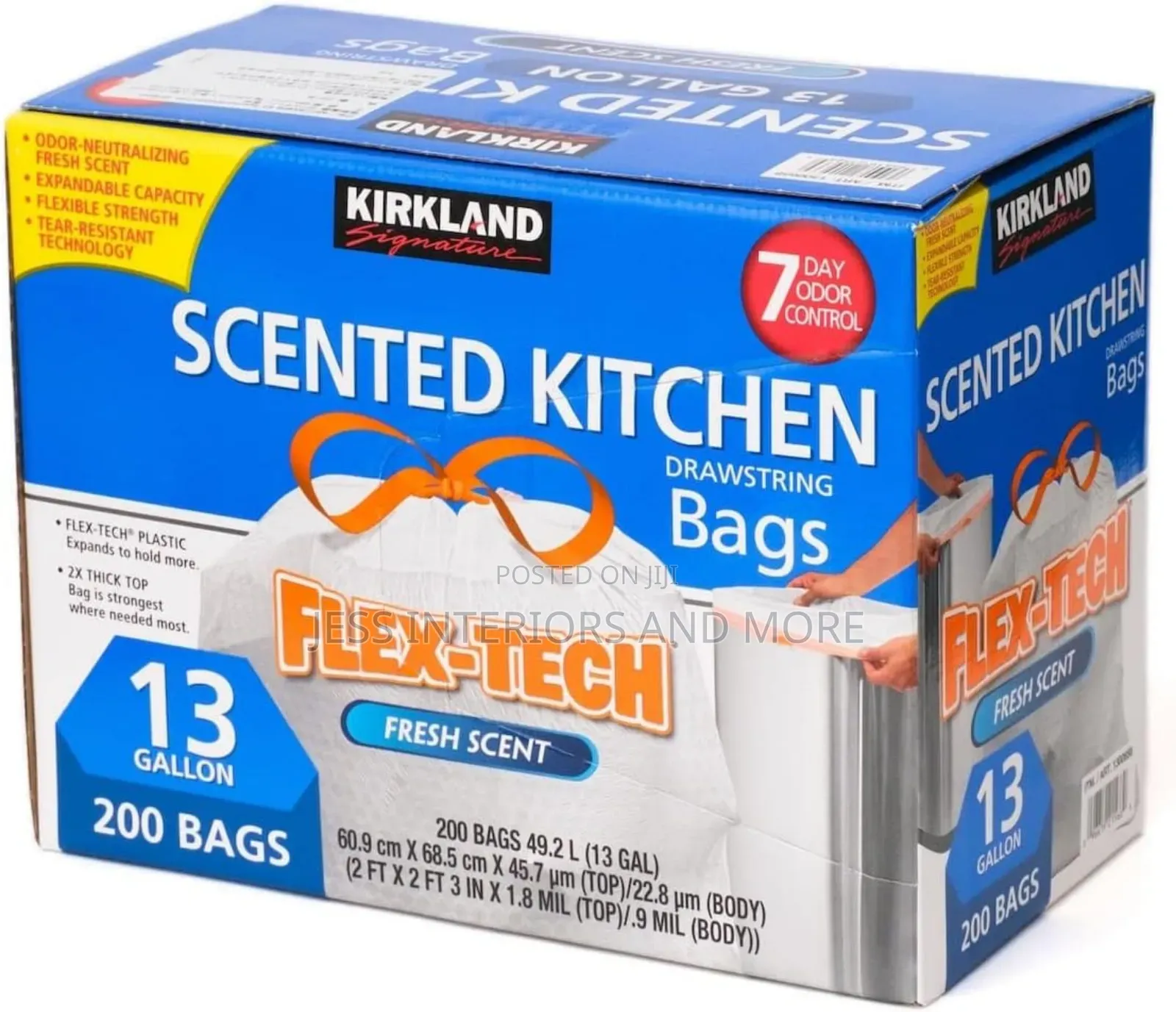 Kirkland Signature 200pcs Scented Kitchen Trash Bags