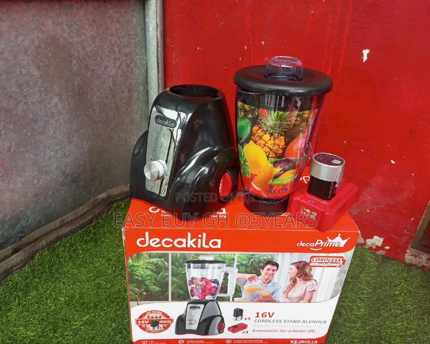 1.5l With Changeable Battery Decakila Stand Blender Cordless