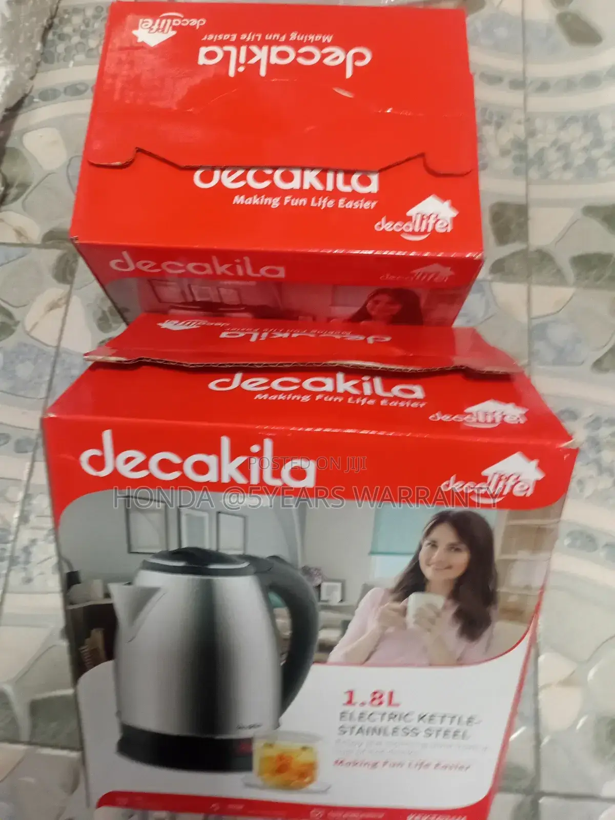 Smooth Decakila Kekt031m Electric Kettle Stainless System