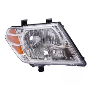 Nissan For Frontier Chrome W/Amber Pair Headlight 2017-2018