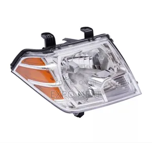 Nissan For Frontier Chrome W/Amber Pair Headlight 2017-2018