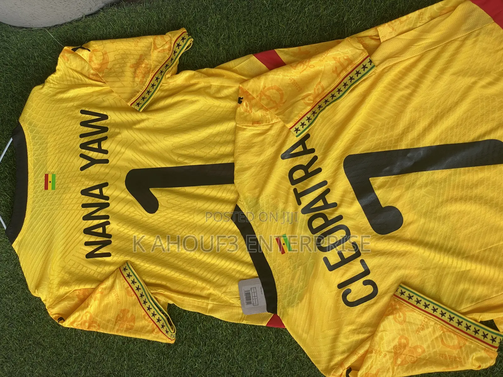 Customized Authentic Ghana Away Jersey Available