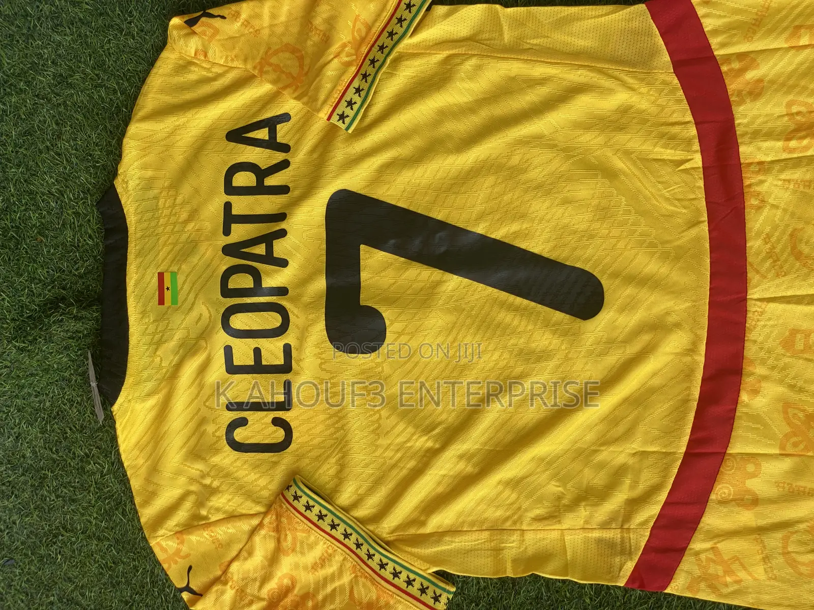 Customized Authentic Ghana Away Jersey Available