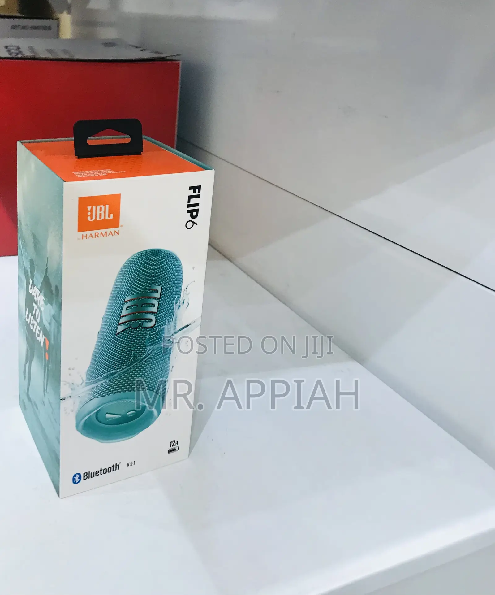 (Turquoise Green)Lovely Design JBL Flip 6 Bluetooth Speaker