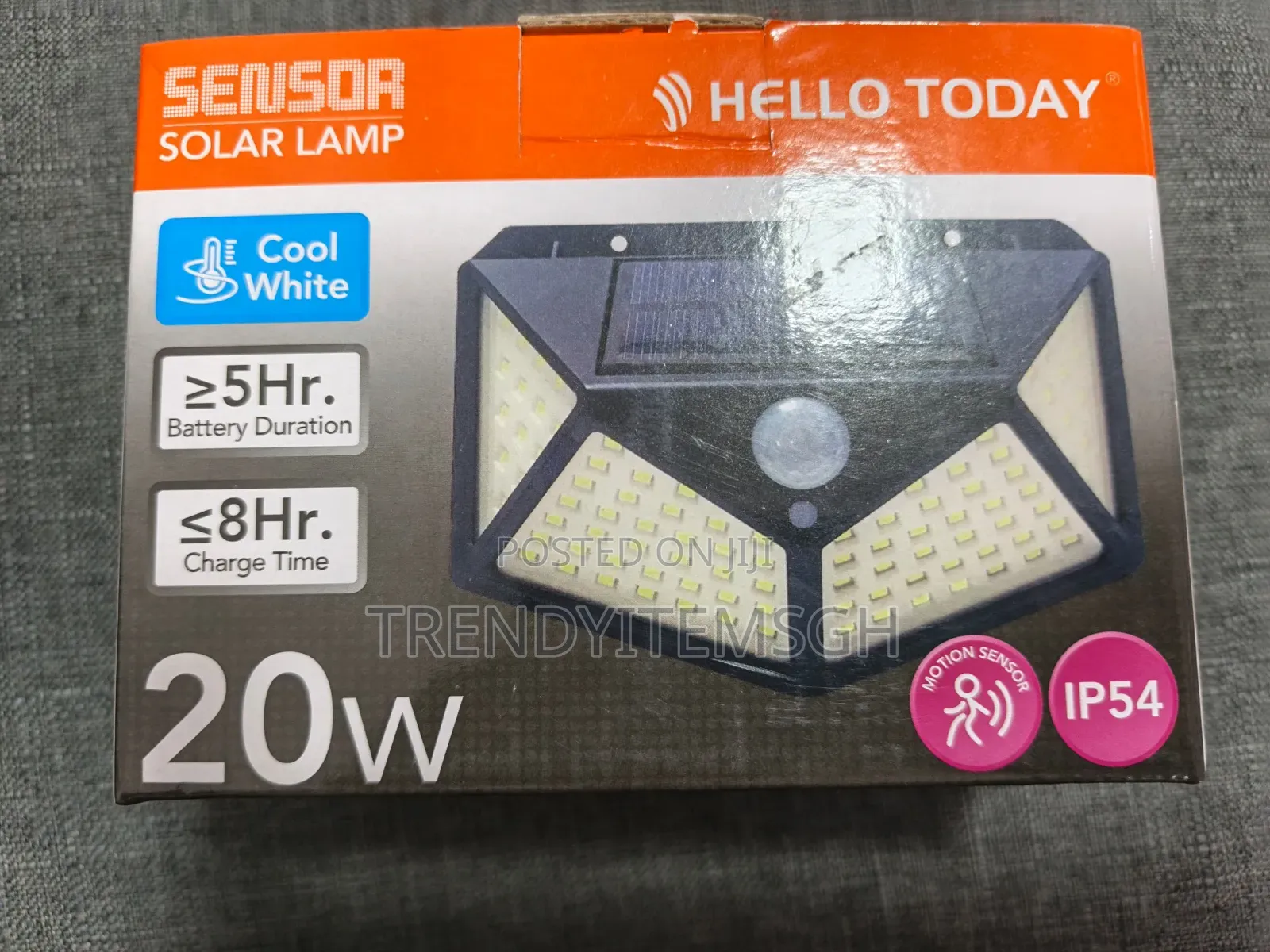 20w Led Solar Wall Lamp Waterproof